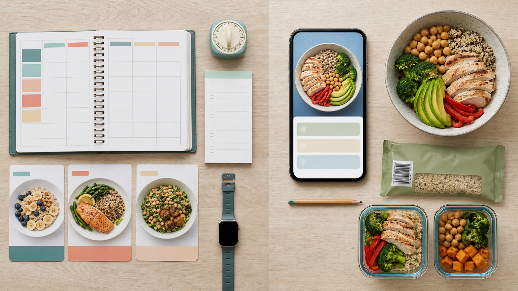 Comparison of a structured planning workflow and a flexible scan-review-edit meal workflow